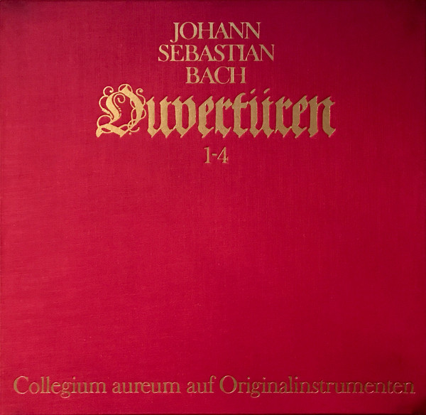 Cover J.S. Bach*, Collegium Aureum - Vier Ouvertüren Auf Originalinstrumenten (2xLP, Album) Schallplatten Ankauf