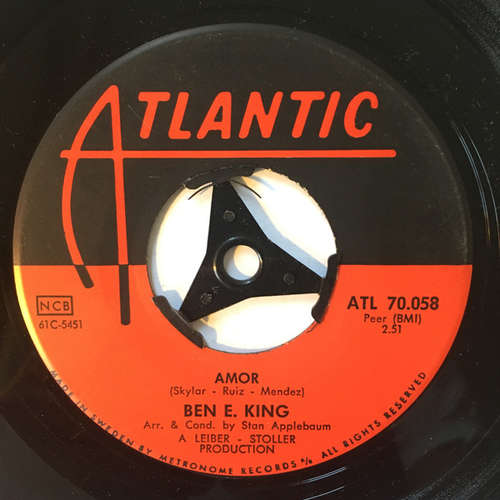 Cover Ben E. King - Amor (7, Single) Schallplatten Ankauf