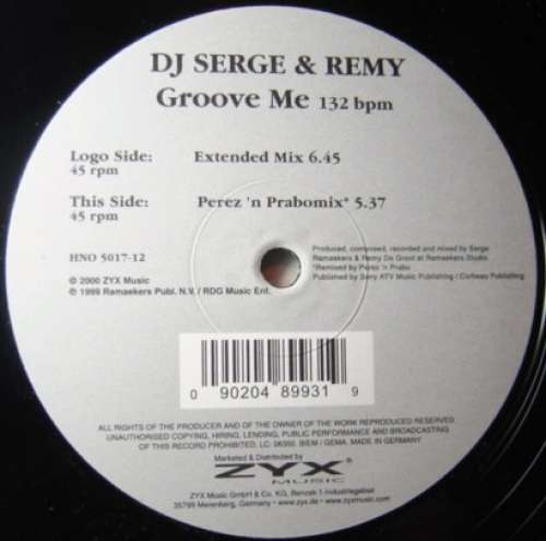 Bild DJ Serge & Remy* - Groove Me (12) Schallplatten Ankauf