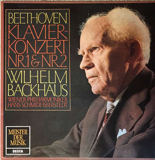 Cover Beethoven*, Wilhelm Backhaus, Wiener Philharmoniker, Hans Schmidt-Isserstedt - Klavierkonzert Nr. 1 & Nr. 2 (LP) Schallplatten Ankauf