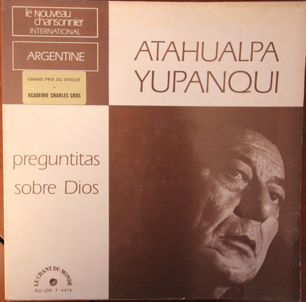 Cover Atahualpa Yupanqui - Preguntitas Sobre Dios (LP, Album, Gat) Schallplatten Ankauf