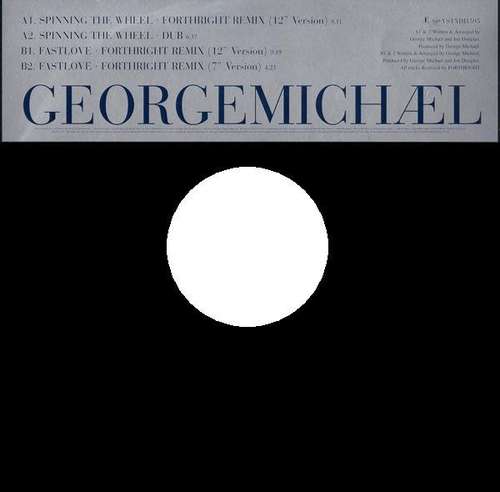 Cover George Michael - Spinning The Wheel / Fastlove (12, Promo, W/Lbl) Schallplatten Ankauf