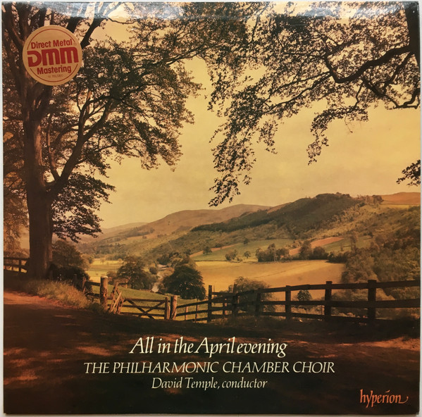 Cover The Philharmonic Chamber Choir, David Temple - All In The April Evening (LP) Schallplatten Ankauf