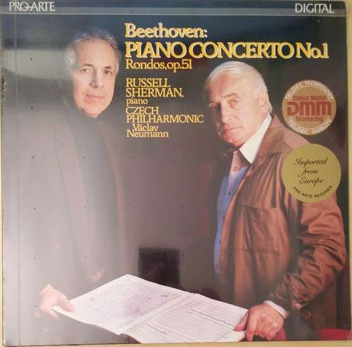 Cover Beethoven*, Russell Sherman, Czech Philharmonic*, Václav Neumann - Piano Concert No.1 (LP) Schallplatten Ankauf
