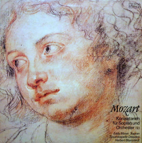 Cover Mozart*, Edda Moser, Staatskapelle Dresden · Herbert Blomstedt - Konzertarien Für Sopran Und Orchester (2) (LP) Schallplatten Ankauf