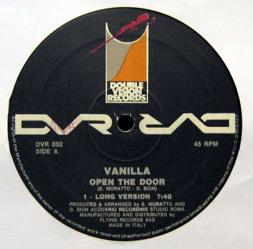 Cover Vanilla (6) - Open The Door (12) Schallplatten Ankauf