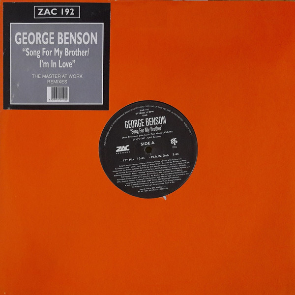 Bild George Benson - Song For My Brother / Baby I'm In Love (The Masters At Work Remixes) (12) Schallplatten Ankauf