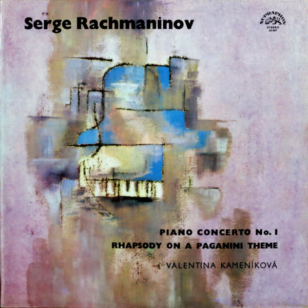 Cover Serge Rachmaninov*, Valentina Kameníková - Piano Concerto No. 1, Rhapsody On A Paganini Theme (LP, RP) Schallplatten Ankauf