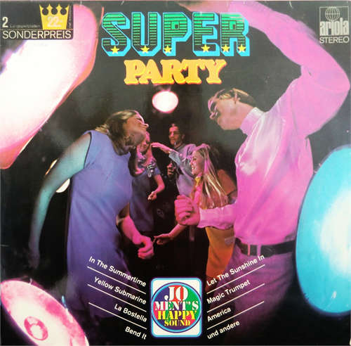 Cover Jo Ment's Happy Sound And The Jo Ment-Singers - Super-Party (2xLP) Schallplatten Ankauf