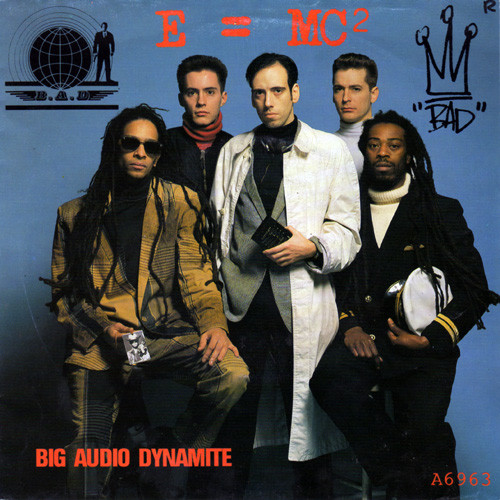 Cover Big Audio Dynamite - E = MC² (7, Single) Schallplatten Ankauf