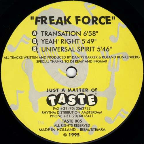Cover Freak Force - Transation (12) Schallplatten Ankauf