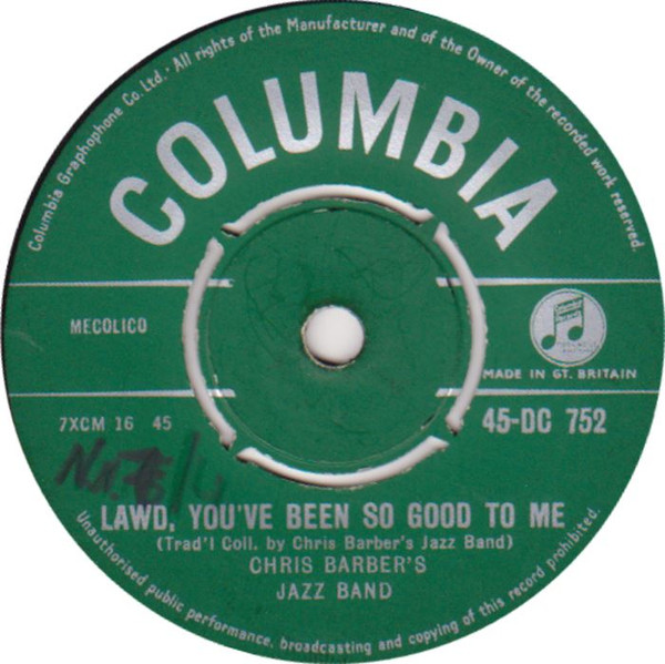 Cover Chris Barber's Jazz Band - Lawd, You've Been So Good To Me (7, Single) Schallplatten Ankauf