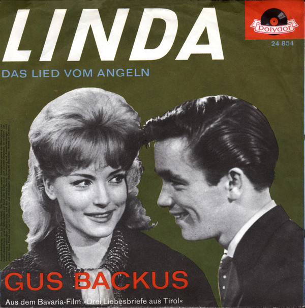 Cover Gus Backus - Linda (7) Schallplatten Ankauf