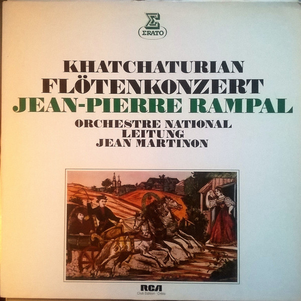 Cover Khatchaturian*, Jean-Pierre Rampal, Orchestre National*, Jean Martinon - Flötenkonzert (LP, Album, Club, RE, S/Edition) Schallplatten Ankauf