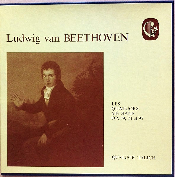 Cover Ludwig van Beethoven, Quatuor Talich* - Les Quatuors Médians : Op. 59, 74 Et 95 (3xLP + Box, Comp) Schallplatten Ankauf