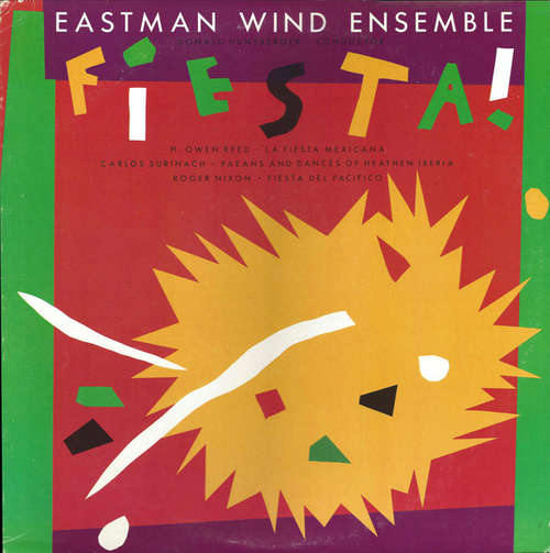 Cover Eastman Wind Ensemble Conductor Donald Hunsberger - Fiesta! (LP, RE) Schallplatten Ankauf