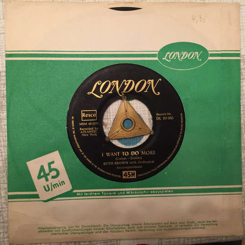 Cover Ruth Brown - I Want To Do More / Sweet Baby Of Mine (7, Single, Mono) Schallplatten Ankauf