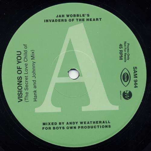 Cover Jah Wobble's Invaders Of The Heart - Visions Of You (12, Promo) Schallplatten Ankauf