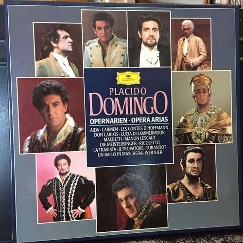 Cover Placido Domingo - Opernarien / Opera Arias (3xLP, Comp + Box) Schallplatten Ankauf