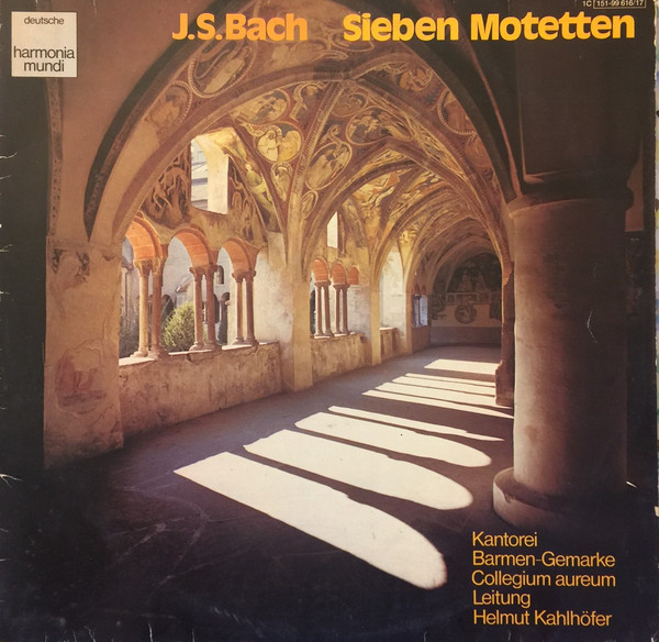 Cover J.S. Bach* - Kantorei Barmen-Gemarke, Collegium aureum* Leitung Helmut Kahlhöfer - Sieben Motetten (2xLP) Schallplatten Ankauf