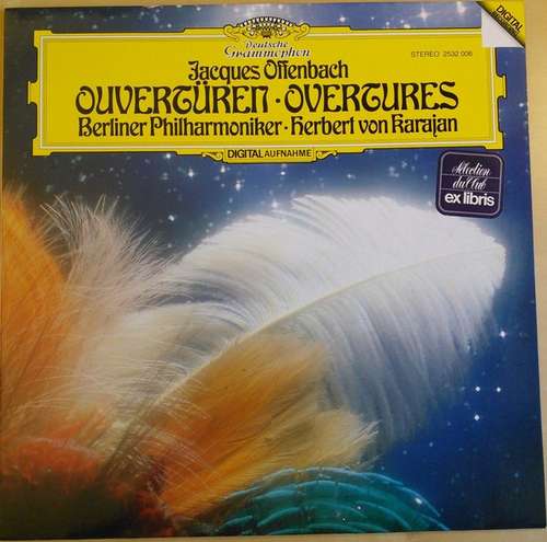 Cover Jacques Offenbach • Berliner Philharmoniker • Herbert Von Karajan - Ouvertüren - Overtures (LP) Schallplatten Ankauf