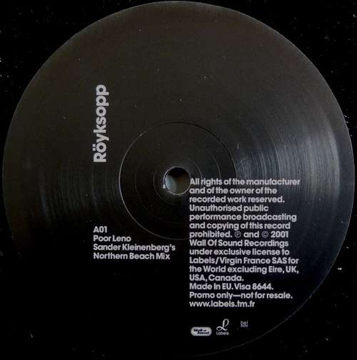 Cover Röyksopp - Poor Leno (Sander Kleinenberg Remixes) (12, Promo) Schallplatten Ankauf