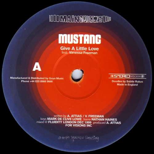 Cover Mustang Feat. Vanessa Freeman - Give A Little Love (12) Schallplatten Ankauf