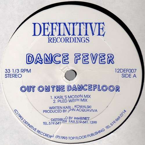 Cover Out On The Dancefloor Schallplatten Ankauf