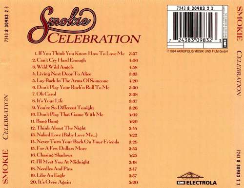 Cover Smokie - Celebration (Ihre Größten Hits Im Neuen Sound - Träume Werden Wahr) (CD, Comp) Schallplatten Ankauf