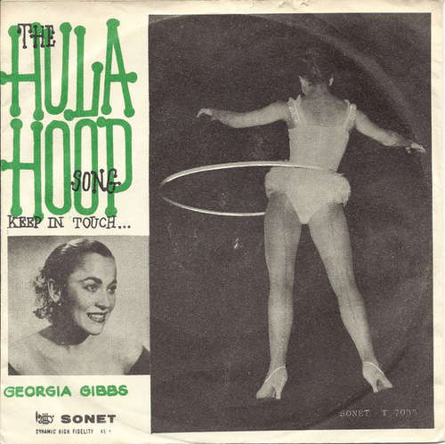 Cover Georgia Gibbs - The Hula Hoop Song (7, Single) Schallplatten Ankauf