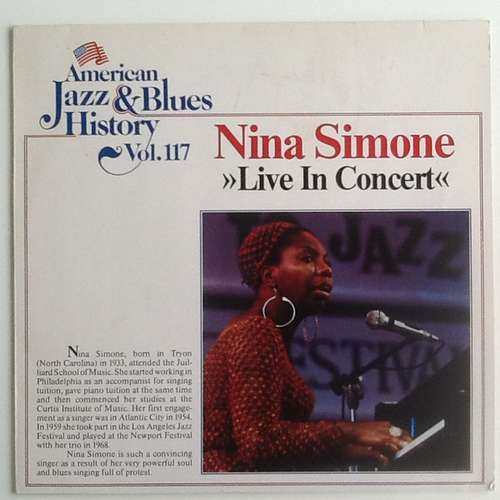 Cover Nina Simone - Live in Concert  (LP) Schallplatten Ankauf