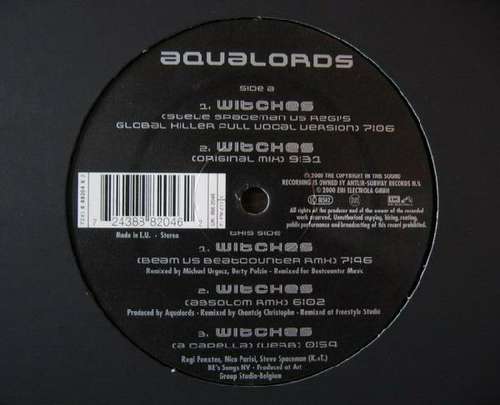 Cover Aqualords - Witches (12) Schallplatten Ankauf