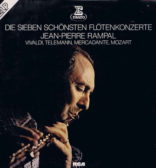 Cover Vivaldi*, Telemann*, Mercadante*, Mozart*, Jean-Pierre Rampal - Die Sieben Schönsten Flötenkonzerte (2xLP) Schallplatten Ankauf