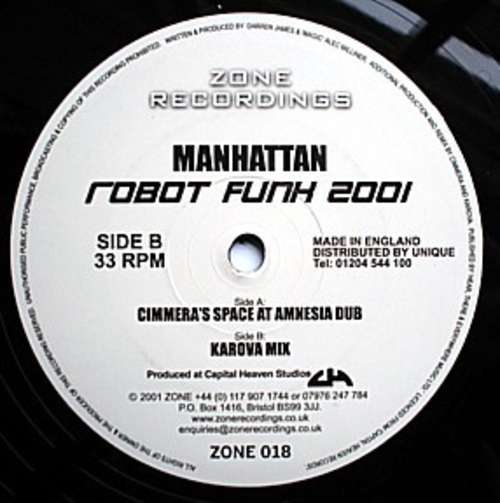 Cover Robot Funk 2001 Schallplatten Ankauf