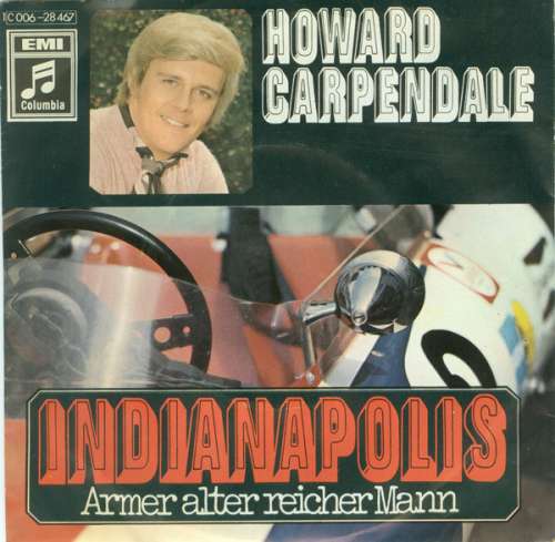 Cover Howard Carpendale - Indianapolis (7, Single) Schallplatten Ankauf