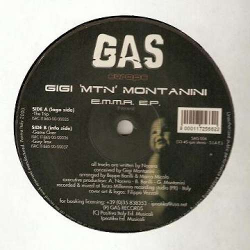Cover Gigi 'MTN' Montanini* - E.M.M.A. E.P. (12, EP) Schallplatten Ankauf