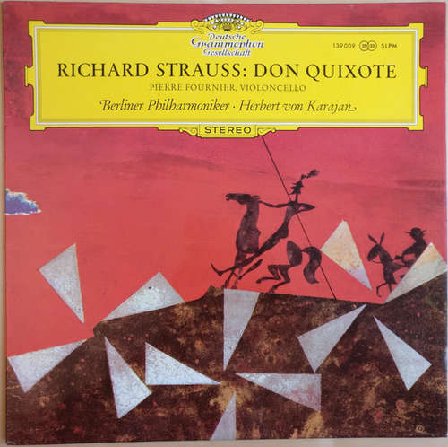 Cover Richard Strauss - Pierre Fournier ∙ Berliner Philharmoniker ∙ Herbert von Karajan - Don Quixote (LP, Album, RP) Schallplatten Ankauf