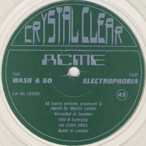 Cover Acme (2) - Wash & Go / Electrophobia (12, Cle) Schallplatten Ankauf