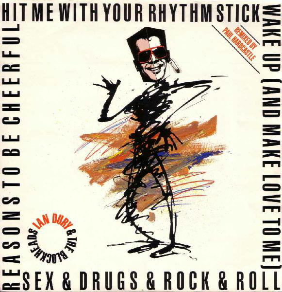 Cover Ian Dury & The Blockheads* - Hit Me With Your Rhythm Stick (Paul Hardcastle Remixes) (12) Schallplatten Ankauf