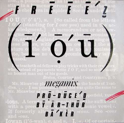 Cover Freeez - I.O.U. (Megamix) (12) Schallplatten Ankauf