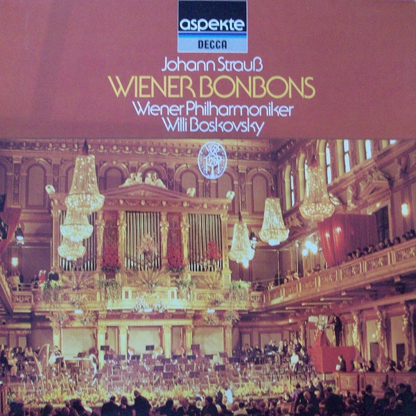 Cover Johann Strauss Jr., Wiener Philharmoniker, Willi Boskovsky - Wiener Bonbons (LP, Comp) Schallplatten Ankauf