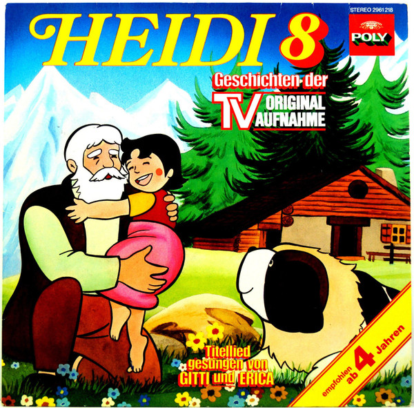 Cover Johanna Spyri - Heidi  8 (LP) Schallplatten Ankauf
