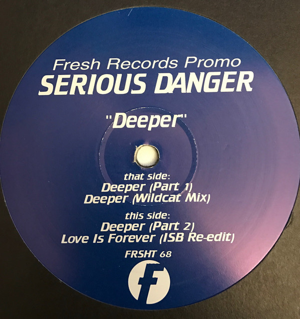 Cover Serious Danger - Deeper (ISB/Wildcat Remixes) (12, Promo) Schallplatten Ankauf