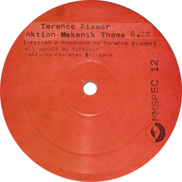 Cover Terence Fixmer - Aktion Mekanik Theme (12, S/Sided, Ltd) Schallplatten Ankauf
