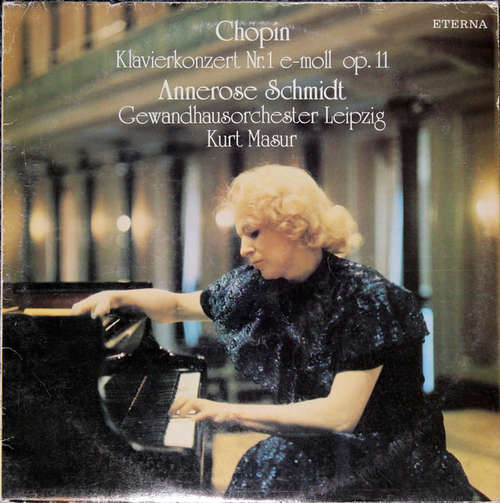 Cover Chopin*, Annerose Schmidt, Gewandhausorchester Leipzig, Kurt Masur - Klavierkonzert Nr. 1 E-moll Op. 11 (LP, RP, Lig) Schallplatten Ankauf