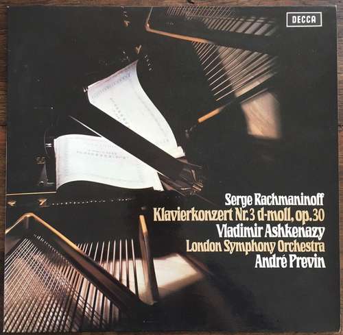 Cover Serge Rachmaninoff*, Vladimir Ashkenazy, The London Symphony Orchestra, André Previn - Klavierkonzert Nr. 3 D-Moll, Op. 30 (LP, Album) Schallplatten Ankauf