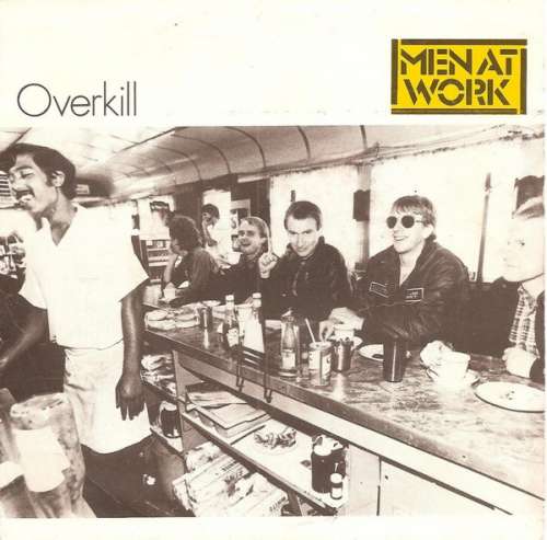 Cover Men At Work - Overkill (7, Single) Schallplatten Ankauf