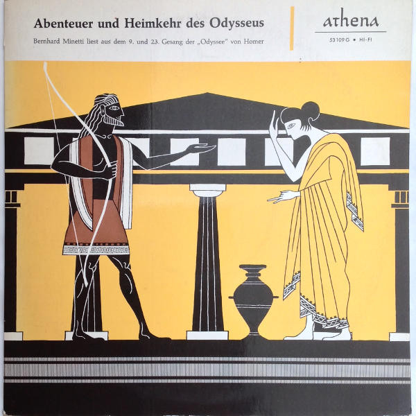 Bild Bernhard Minetti - Abenteuer Und Heimkehr Des Odysseus (10) Schallplatten Ankauf