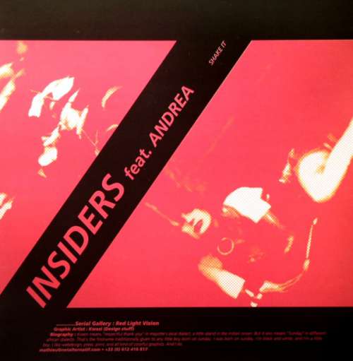 Cover Insiders (2) Feat. Andrea (19) - Shake It (12) Schallplatten Ankauf