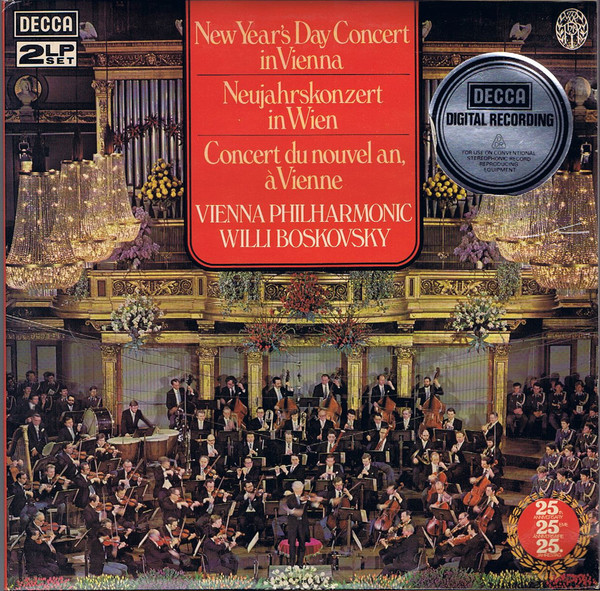 Cover Vienna Philharmonic* / Willi Boskovsky - New Year's Day Concert In Vienna = Neujahrskonzert In Wien = Concert Du Nouvel An, A Vienne (2xLP) Schallplatten Ankauf